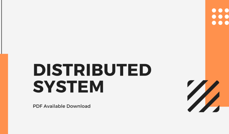 Complete Notes of Distributed System