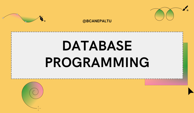 Database Programming Complete Notes